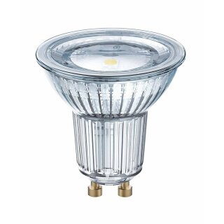 Osram LED Star PAR16 Leuchtmittel Glas Reflektor 4,3W = 50W GU10 kaltweiß 4000K 120°