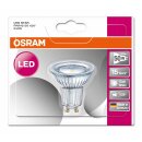 Osram LED Star PAR16 Leuchtmittel Glas Reflektor 4,3W = 50W GU10 kaltweiß 4000K 120°