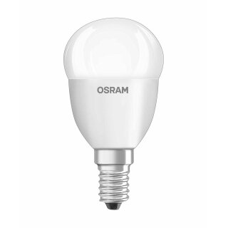 Osram LED Glow Dim Classic P Tropfen 6,5W = 40W E14 matt warmweiß 2000K-2700K DIMMBAR