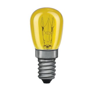 Paulmann Glühbirne Birnenform Röhre T25x60 15W E14 Gelb Yellow 230V dimmbar