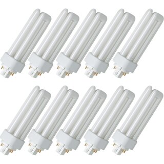 10 x Osram Kompaktleuchtstofflampe Dulux T/E Constant 42W 830 3000K Lumilux Warm White GX24q-4