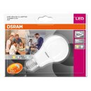 Osram LED Relax & Active Classic A Leuchtmittel Birnenform 8W = 60W E27 matt 806lm warmweiß & kaltweiß