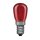 Paulmann Glühbirne Birnenform Röhre T25x60 15W E14 Rot red 230V dimmbar