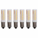 6 x LED Porzellan Leuchtmittel Röhre T16x64 4,5W E14...