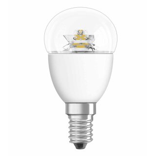 Osram LED Superstar Classic P Leuchtmittel Tropfen 3,8W = 25W E14 klar warmweiß 2700K DIMMBAR