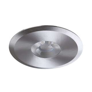 LED Möbeleinbauleuchte Downlight 6W direkt an 230V 35° Warmweiß 2700K 450lm Ø82mm