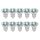 10 x Halogen Reflektor MR11 10W GU4 12V warmweiß 2700K dimmbar flood 30°