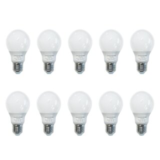 10 x LED Leuchtmittel Birnenform 5,8W = 40W E27 opal...