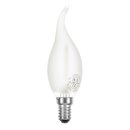 10 x LED Filament Windstoß Kerze 2W = 25W E14 MATT 249lm Leuchtmittel extra warmweiß 2200K