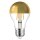 6 x LED Filament Leuchtmittel Birnenform 4W = 40W E27 Kopfspiegel Gold extra warmweiß 2200K