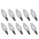 10 x Glühbirne Kerze 60W E14 MATT Glühlampe 60 Watt Glühbirnen Glühlampen Kerzen