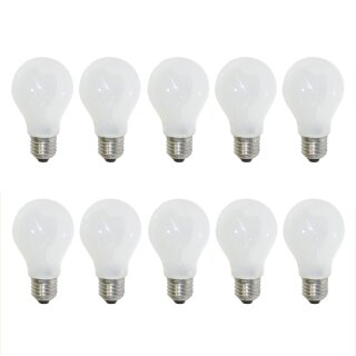 10 x Glühbirne 100W E27 Opal Soft White Glühlampe Softone Glühbirnen Glühlampen