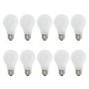 10 x Glühbirne 15W E27 Opal Soft White Glühlampe Glühbirnen Glühlampen 15 Watt Matt