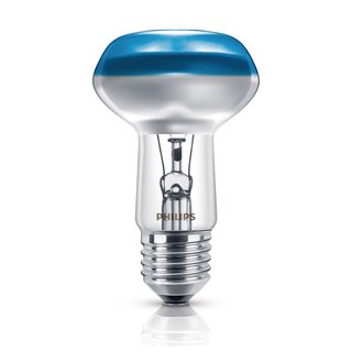 Philips Reflektor Glühbirne R63 40W Blau E27 Glühlampe 40 Watt Partytone