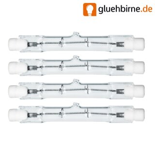 4 x TIP Halogen Stab R7s 100W 78mm 230V warmweiß dimmbar