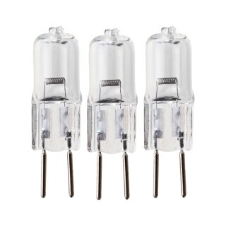 3 x Nice Price Halogen Stiftsockellampe 35W GY6,35 12V warmweiß dimmbar