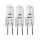 3 x Nice Price Halogen Stiftsockellampe 35W GY6,35 12V warmweiß dimmbar