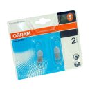 2 x Osram Halogen Stiftsockellampe 35W GY6,35 12V MATT warmweiß dimmbar