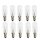 10 x Glühbirne Röhre T29x98 60W E14 klar Glühlampe 60 Watt Glühbirnen Dunstabzugshaube