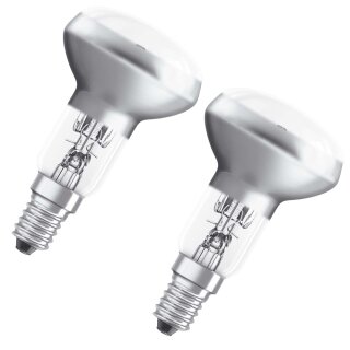 2 x Osram Eco Halogen Spot R50 30W = 40W E14 ersetzt Concentra Reflektor 30° dimmbar 64545