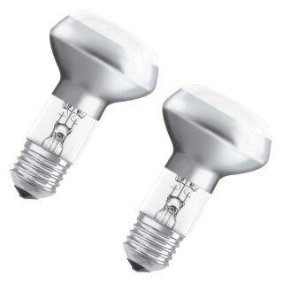 2 x Osram Eco Halogen Reflektor R63 30W = 40W E27 BLI Glühbirne Glühlampe warmweiß dimmbar