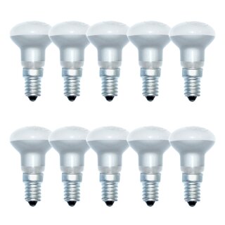 10 x Reflektor Glühbirne R39 30W matt Glühlampe 30 Watt Glühbirnen Glühlampen