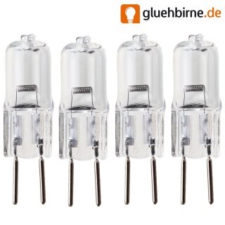 4 x Paulmann TIP Halogen Stiftsockel Leuchtmittel 35W GY6,35 12V klar 1500h Stiftsockellampe