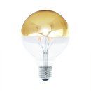 LED Filament Globe G95 4W = 40W E27 Kopfspiegel Gold...