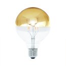 LED Filament Globe G95 4W = 40W E27 Kopfspiegel Gold...