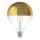 LED Filament Globe G125 8W = 60W E27 Kopfspiegel Gold 840lm extra warmweiß 2200K Retro