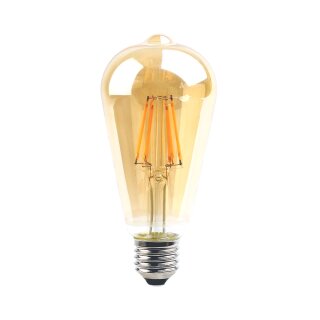 LED Rustika Filament Edison ST64 4W E27 gold gelüstert 360lm extra warmweiß 2200K