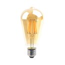 LED Rustika Filament Edison ST64 4W E27 gold...