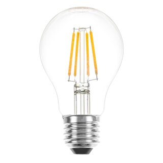 LED Filament Leuchtmittel Birnenform 5W E27 klar 540lm extra warmweiß 2200K