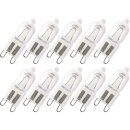 10 x Osram Eco Halogen Stiftsockellampe 48W = 60W G9 klar 230V 740lm Halopin Superstar