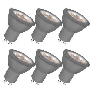 6 x Osram LED Reflektor PAR16 3W = 35W GU10 warmweiß 2700K