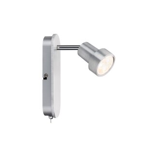 Paulmann LED Wandleuchte Arioso Spotlight 1x3W 230V warmweiß 2700K Alu gebürstet