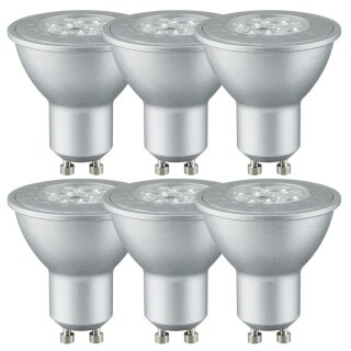 6 x LED Reflektor GU10 2,5W = 20W Halogenersatz 130lm...