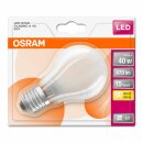 6 x Osram LED Filament Leuchtmittel A60 Birnenform 4W = 40W E27 matt 470lm warmweiß 2700K