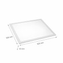 Spectrum LED Panel eckig 620x620mm Weiß IP20 36W 3400lm Neutralweiß 4000K