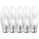 6 x Osram LED Leuchtmittel Suberstar Classic B Kerze 5,7W...