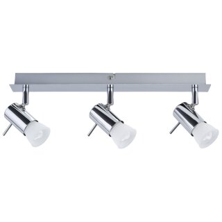Paulmann ESL Deckenleuchte Isa Spotlights 3x7W Sparlampen...