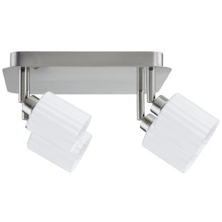 Paulmann LED Deckenleuchte Zylino Spotlights 4x3W warmweiß 3000K 230V Eisen gebürstet