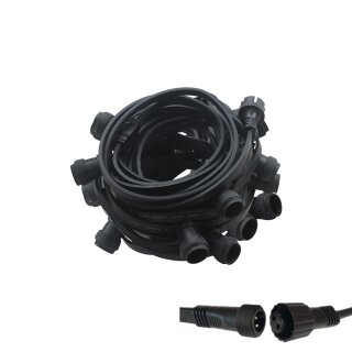 Illu Lichterkette Komplettset 50m 150 Fassungen E27...
