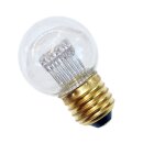 LED Tropfen 1W E27 KLAR V8 warmweiß 2200K für...