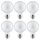 6 x Paulmann LED Leuchtmittel Globe G80 5W = 40W E27 Satin satiniert Warmweiß 2700K 360°