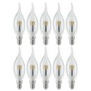 10 x Paulmann LED Leuchtmittel Kerze Cosylight 4W fast...