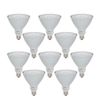 10 x LED Leuchtmittel Reflektor 22W = 150W E27 PAR38 Warmweiß 2700K 1700lm flood 35° DIMMBAR