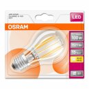 Osram LED Filament Leuchtmittel Birnenform 10W = 100W E27 klar warmweiß 2700K