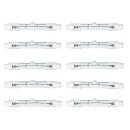 10 x Halogen Stab Leuchtmittel R7s 100W 78mm 230V 100...