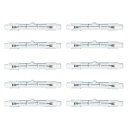 10 x Halogen Stab Leuchtmittel R7s 100W 78mm 230V 100 Watt warmweiß dimmbar